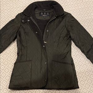 Barbour Women's Dark Green Quilted Utility Jacket
